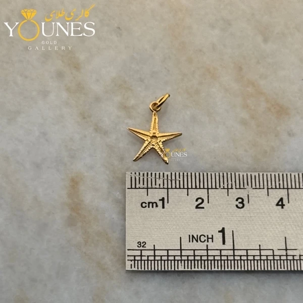 آویز ستاره دریایی طلا